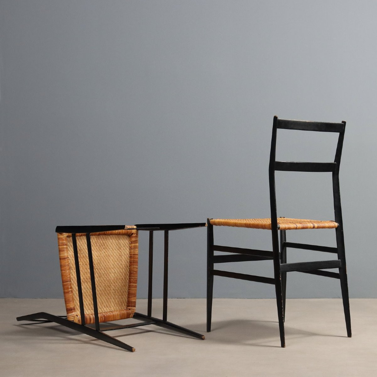 Cassina '699 Superleggera' Chairs Design Gio Ponti Italy 1960s-photo-4