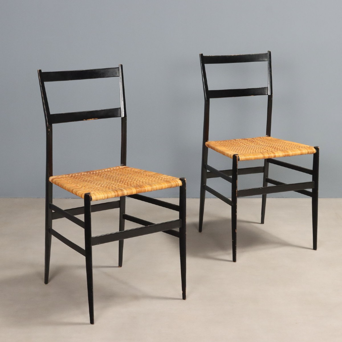 Cassina '699 Superleggera' Chairs Design Gio Ponti Italy 1960s