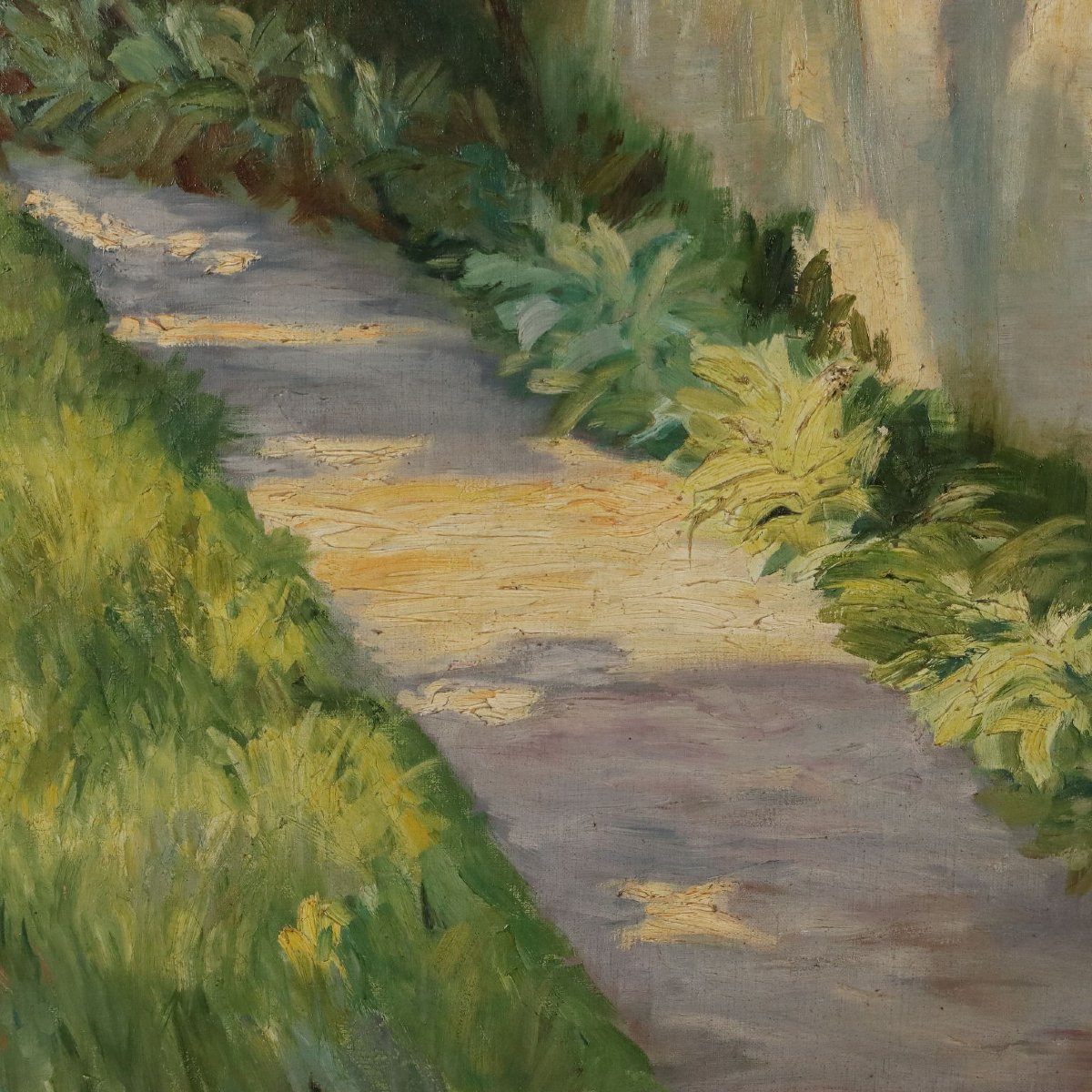 Tableau Ancien Copie Par Giovanni Giani 'Le Matin des Roses' XXe Siècle-photo-5