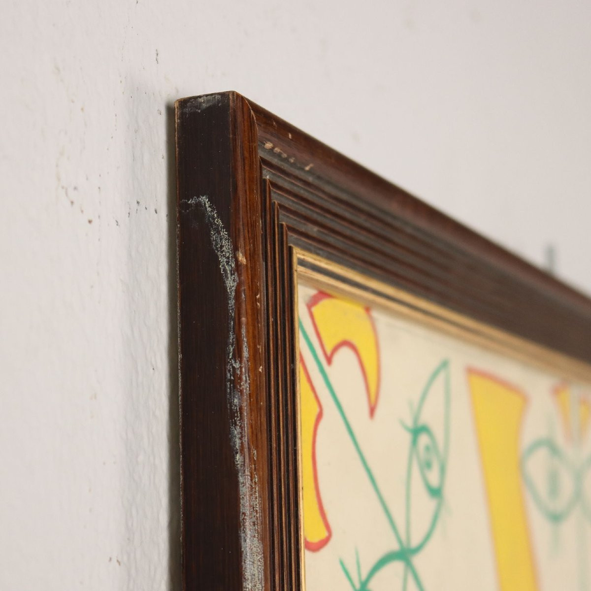 Drawings By Jean Cocteau Gouache On Paper Framed XX Century -photo-3