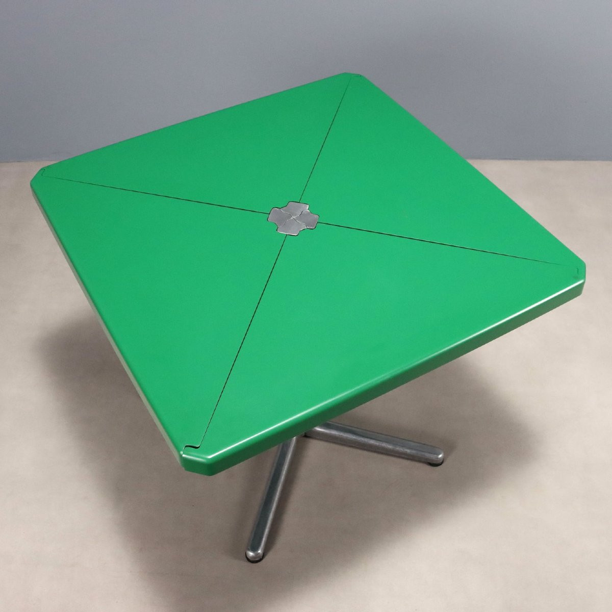 Table Anonima Castelli 'Plano' Vintage Design G. Piretti Années 70-photo-4