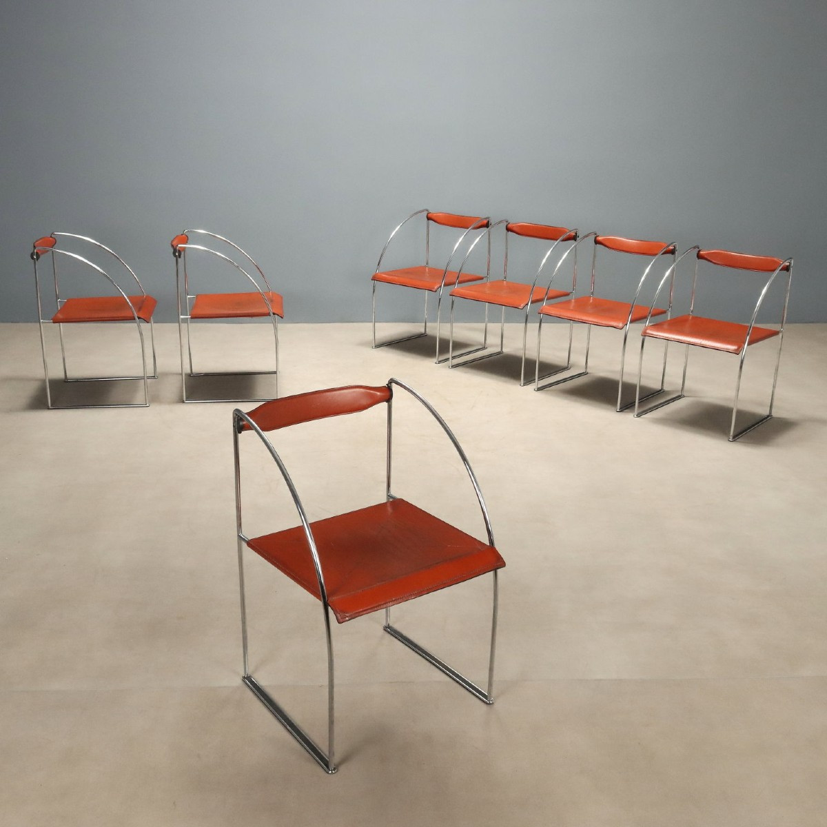 Chaises ICF De Padova 'Patoz' Vintage Design de Francesco Soro Années 60