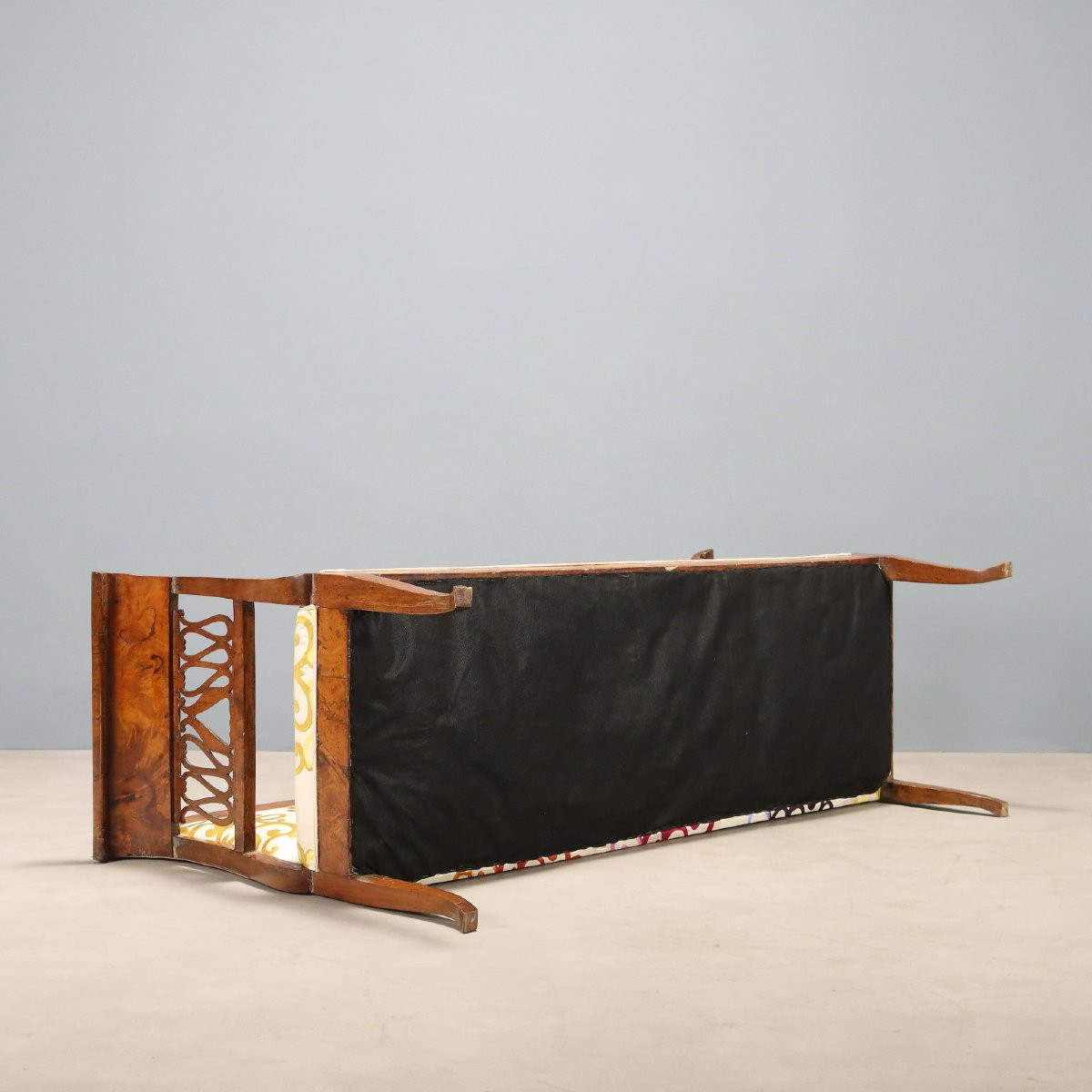 Canapé Biedermeier en noyer Allemagne, XIXe siècle-photo-5