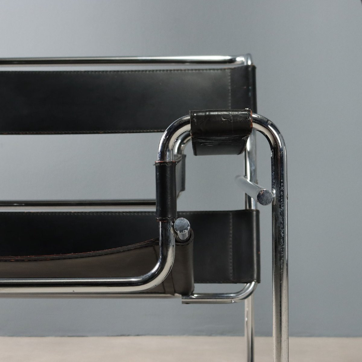 Gavina 'wassily' Armchair Vintage Design Marcel Breuer Italy 1970s-photo-1
