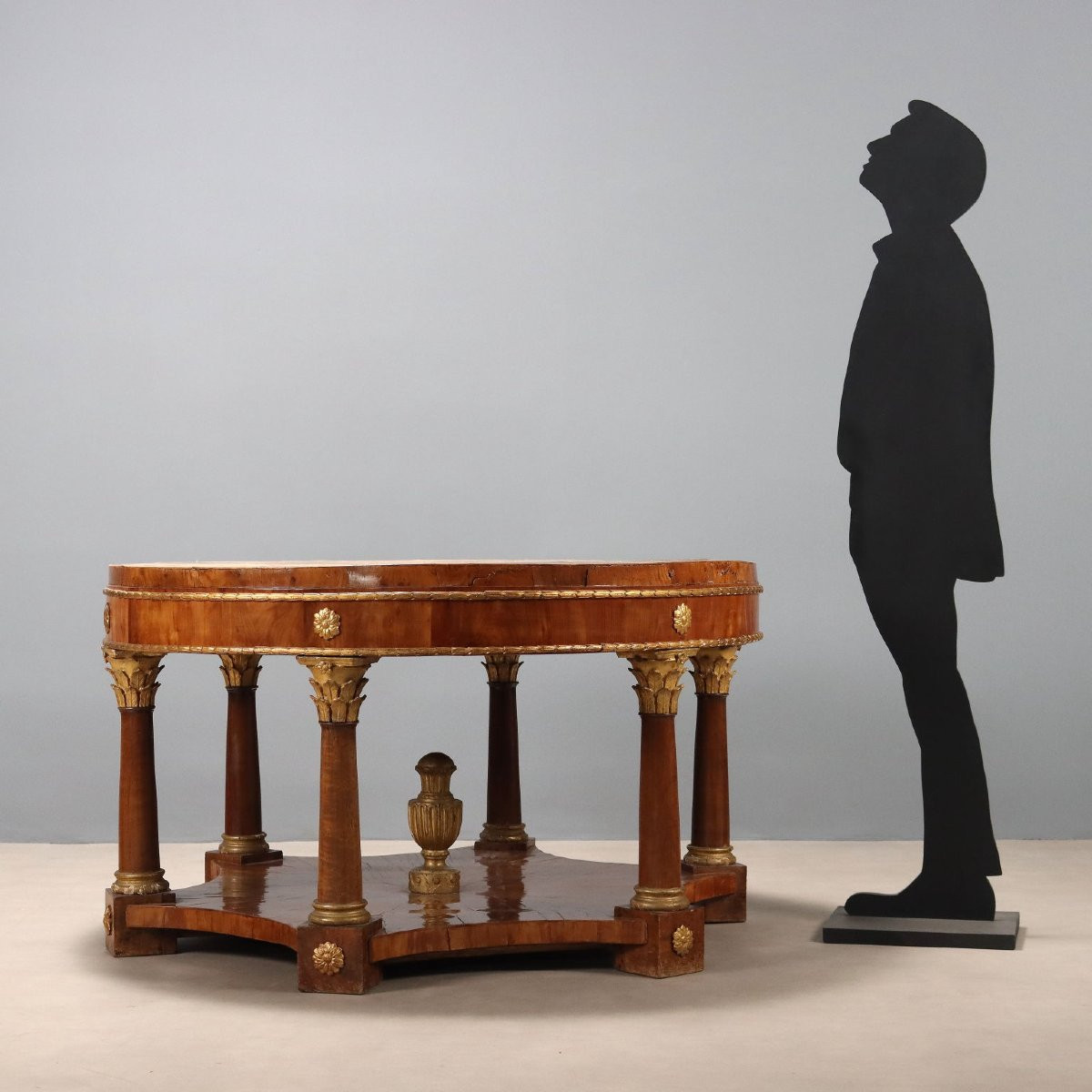 Large Italian Empire-style Table, Early 19th Century-photo-2