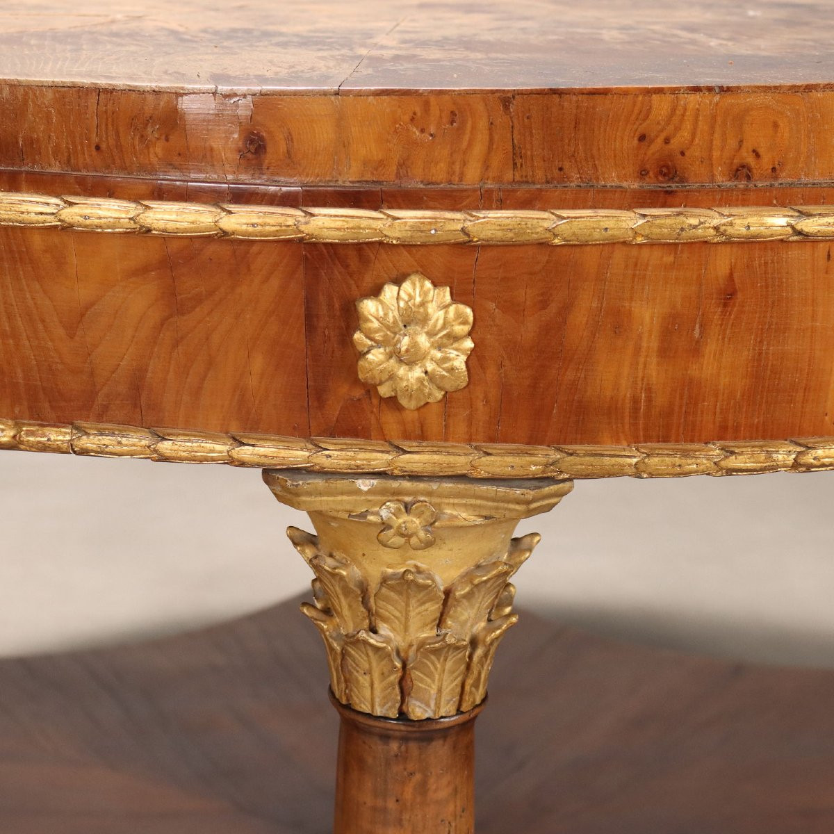 Large Italian Empire-style Table, Early 19th Century-photo-1