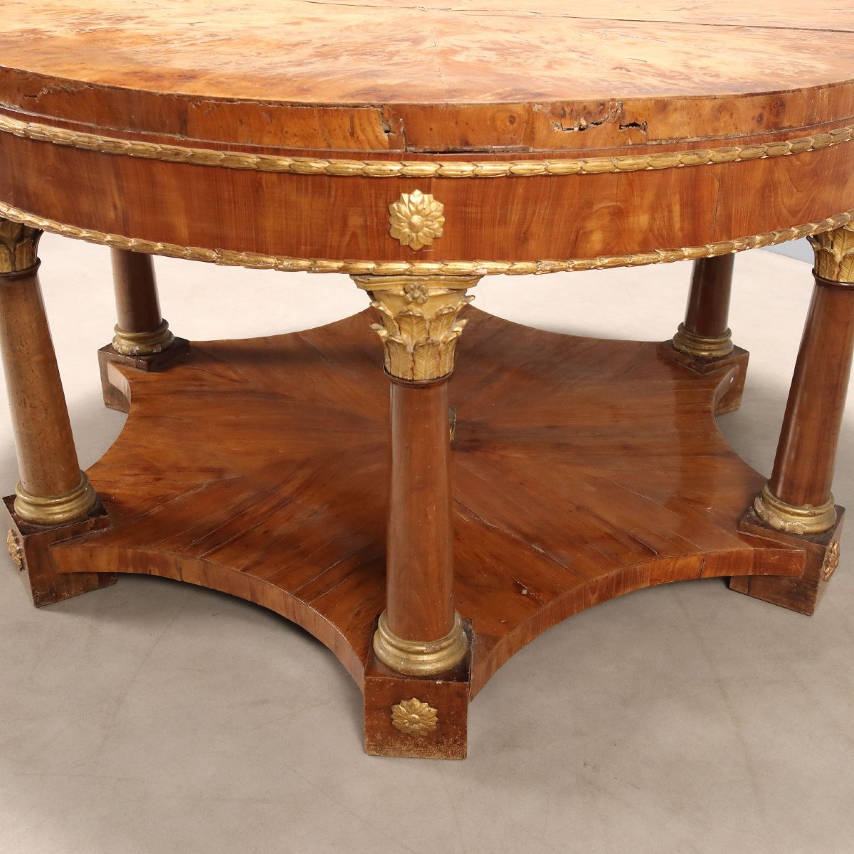 Large Italian Empire-style Table, Early 19th Century-photo-4