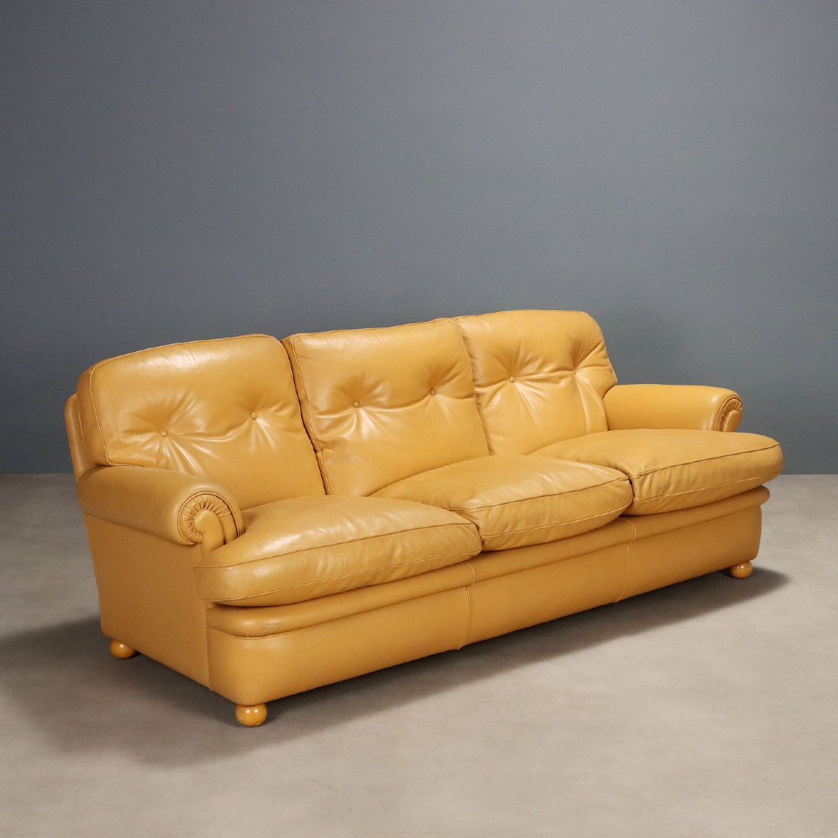 Poltrona Frau 'dream/b' Vintage Sofa Leather Design Italy 1980s–1990s