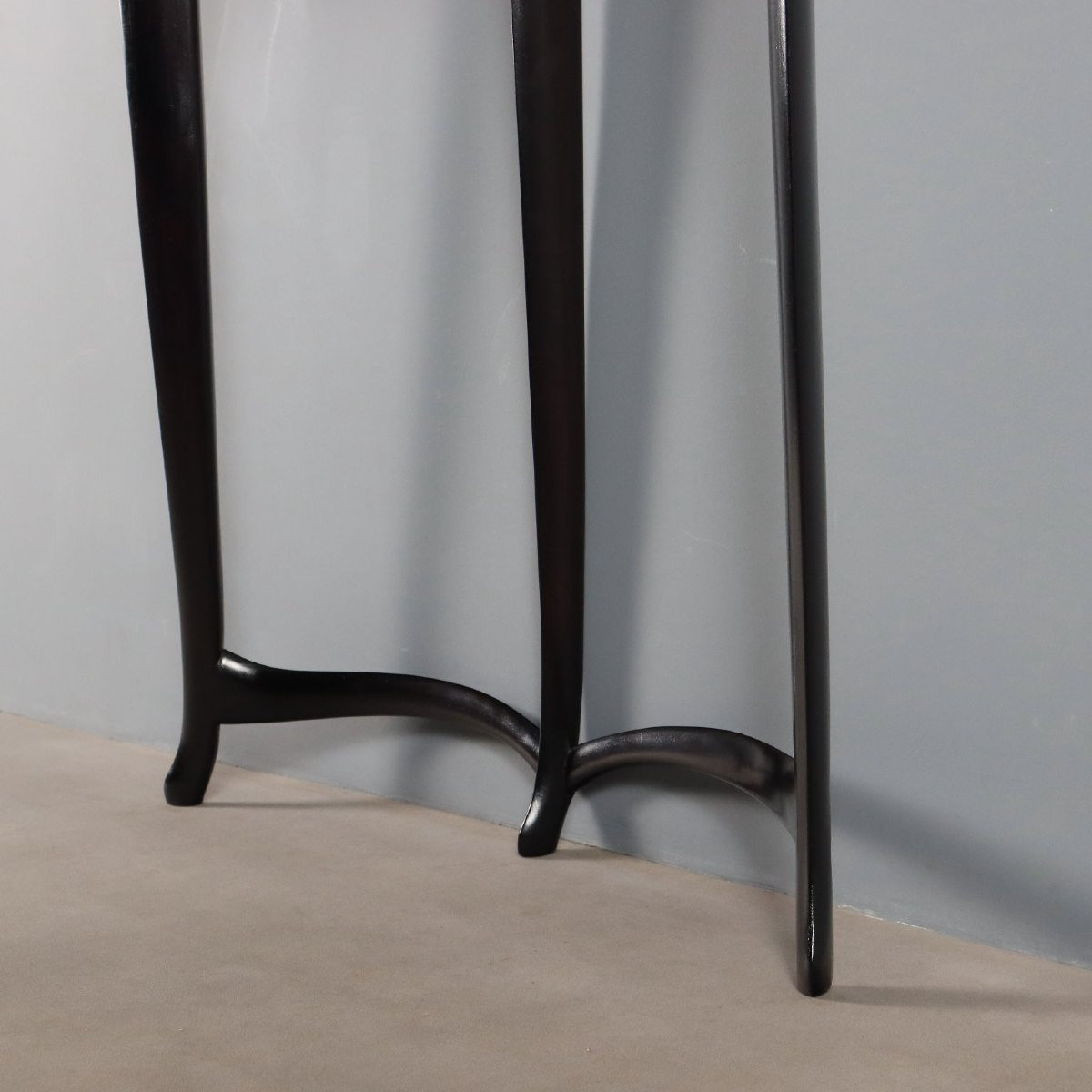 Vintage Console Table Painted Beech Design Italy 1950s-photo-2