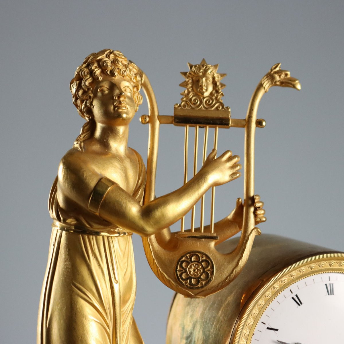 Horloge de table avec vitrine France Seconde moitié du XIXe siècle-photo-3