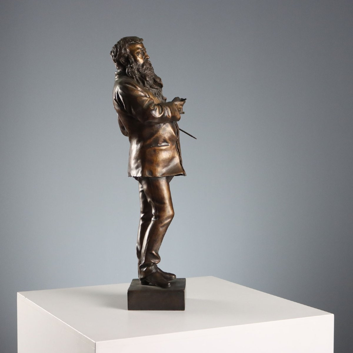 Bronze Sculptor Vincenzo Gemito, Italy, Second Half Of The 20th Century-photo-3