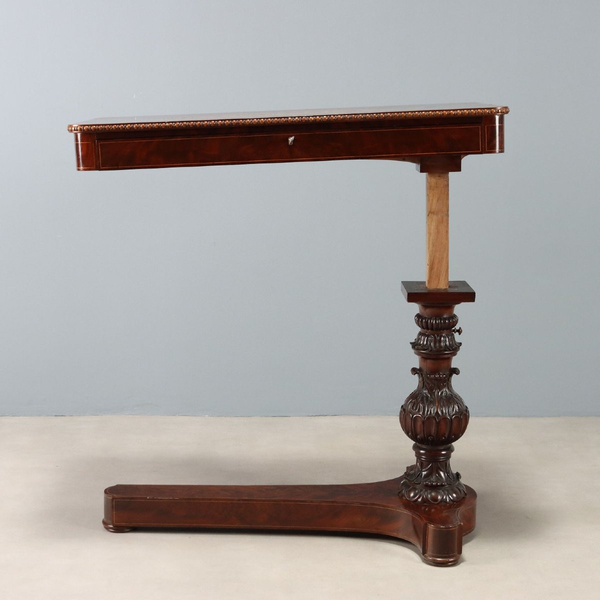 Table de Chevet Charles X Ancienne Acajou France du XIXe Siècle-photo-4