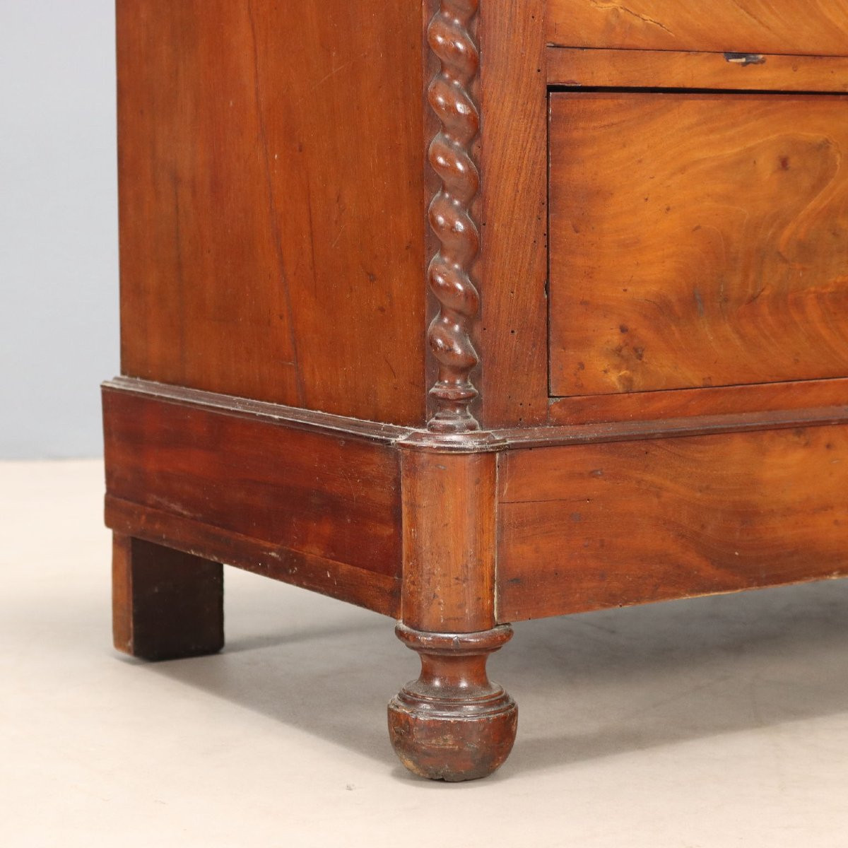 Carlo X Mahogany Sideboard, France, Mid-19th Century-photo-4