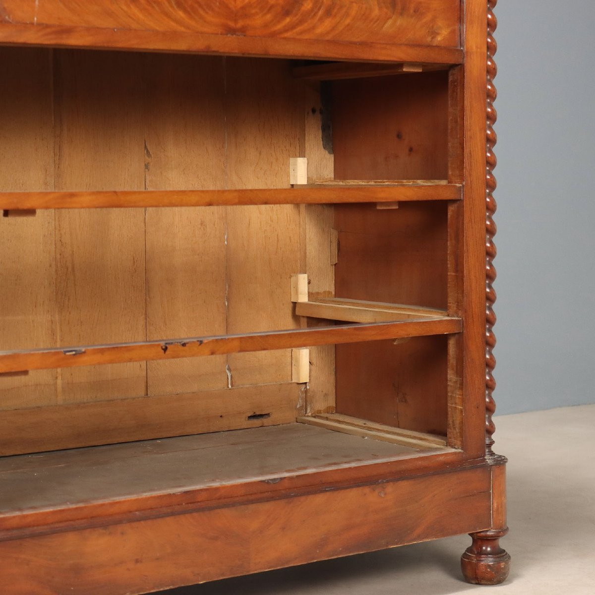 Carlo X Mahogany Sideboard, France, Mid-19th Century-photo-6