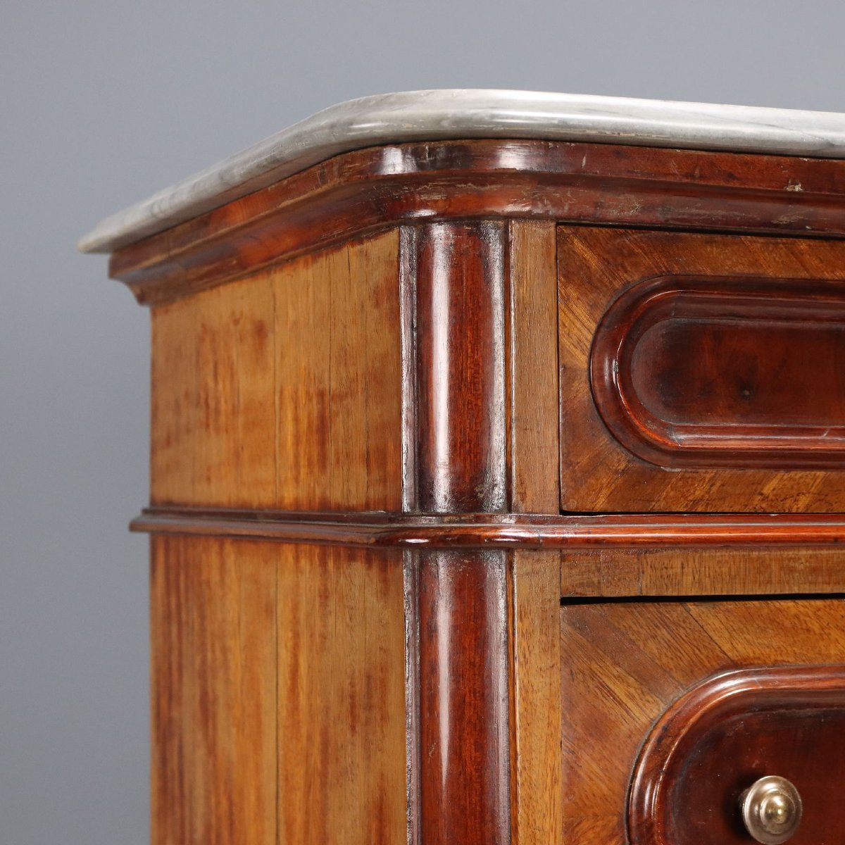 Mahogany Chest Of Drawers, Italy, Late 19th Century-photo-3