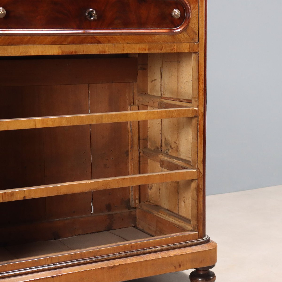 Mahogany Chest Of Drawers, Italy, Late 19th Century-photo-5