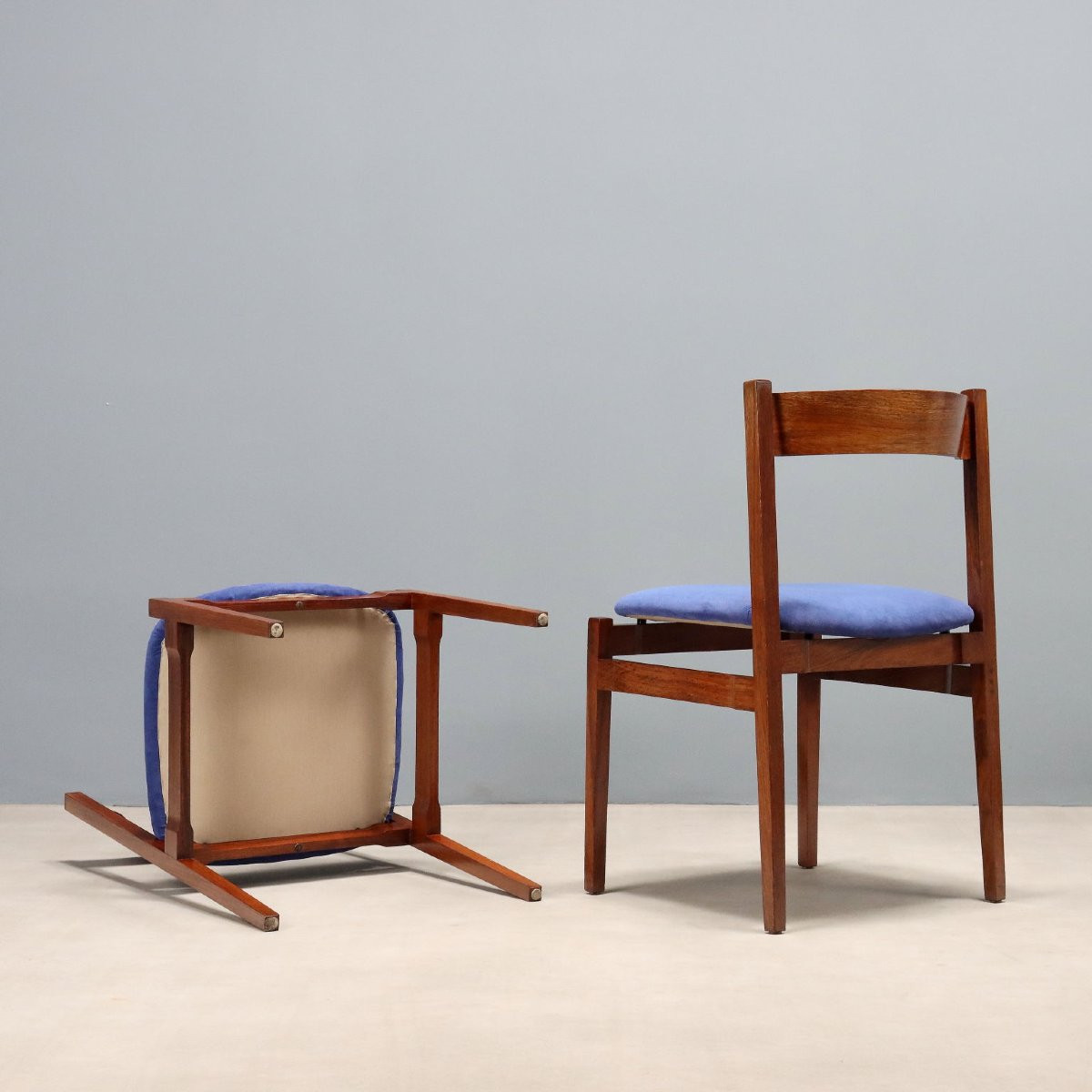 Cassina '101' Chairs Vintage Design Gianfranco Frattini Italy 1960s-photo-6