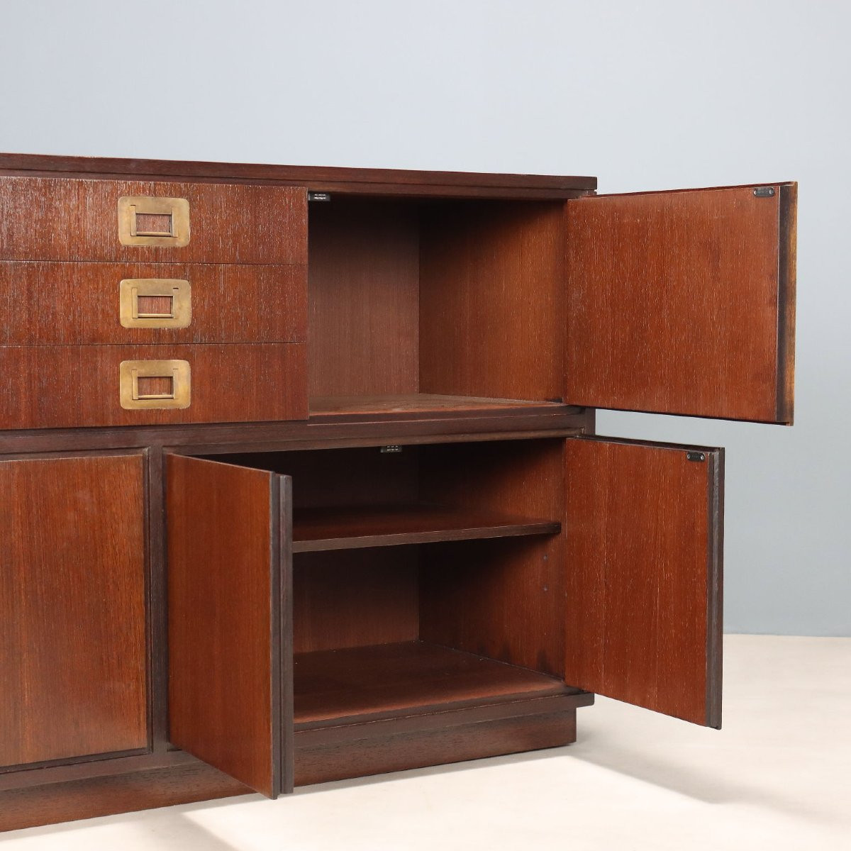 Vintage Cupboard Brugnoli Design Ico Parisi Italy 1960s-photo-3