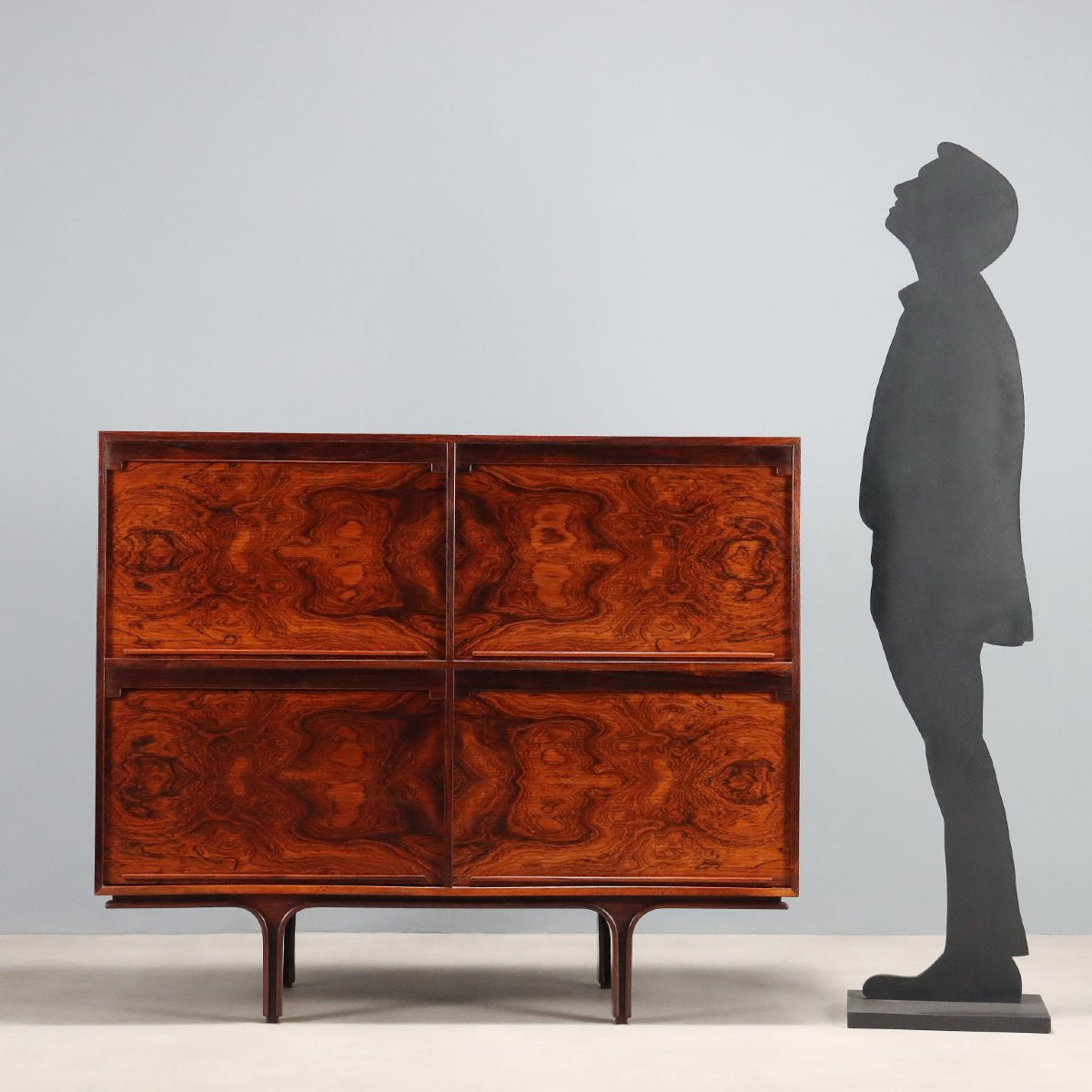 Highboard Bernini '504' Vintage Design Gianfranco Frattini Années 60-photo-2
