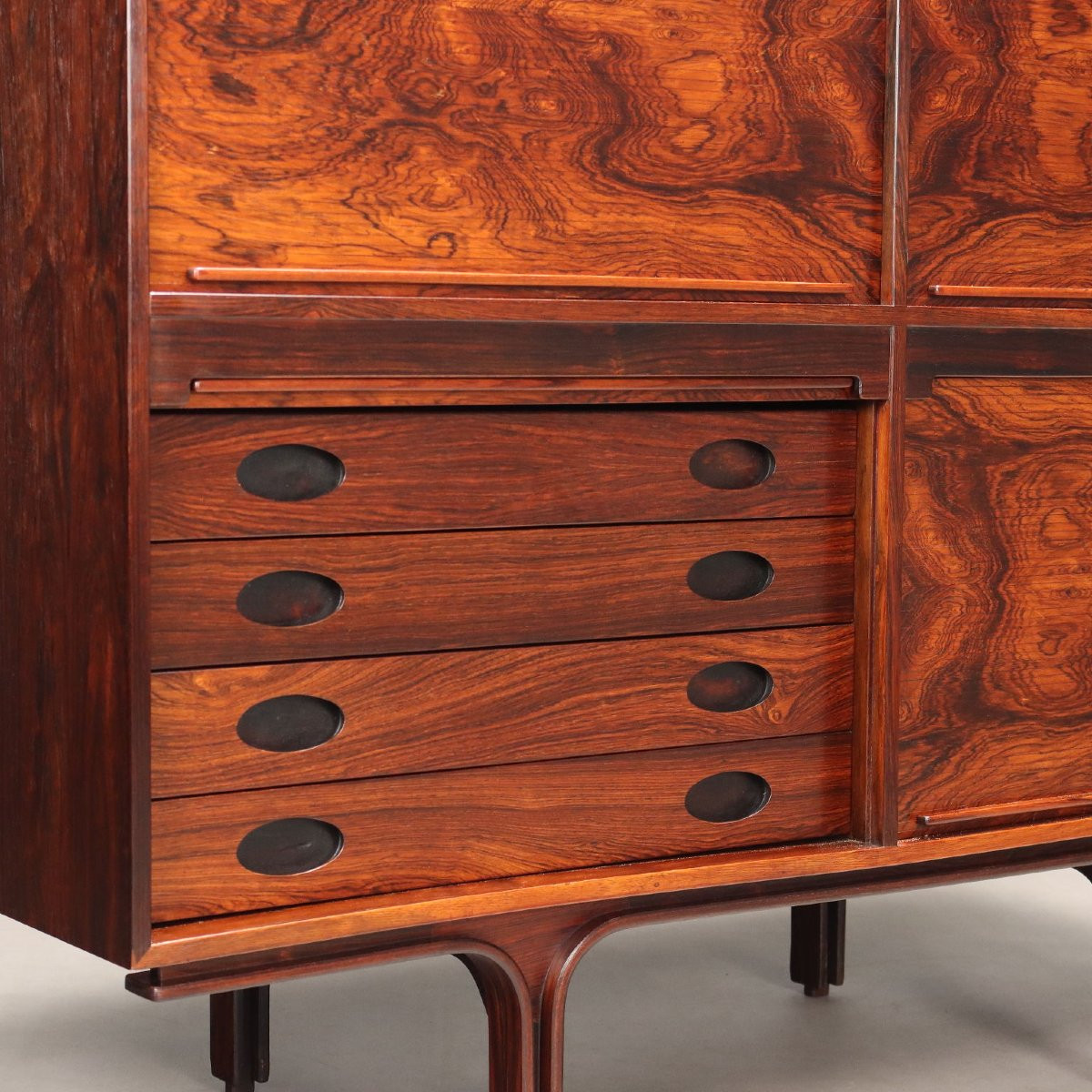 Highboard Bernini '504' Vintage Design Gianfranco Frattini Années 60-photo-3