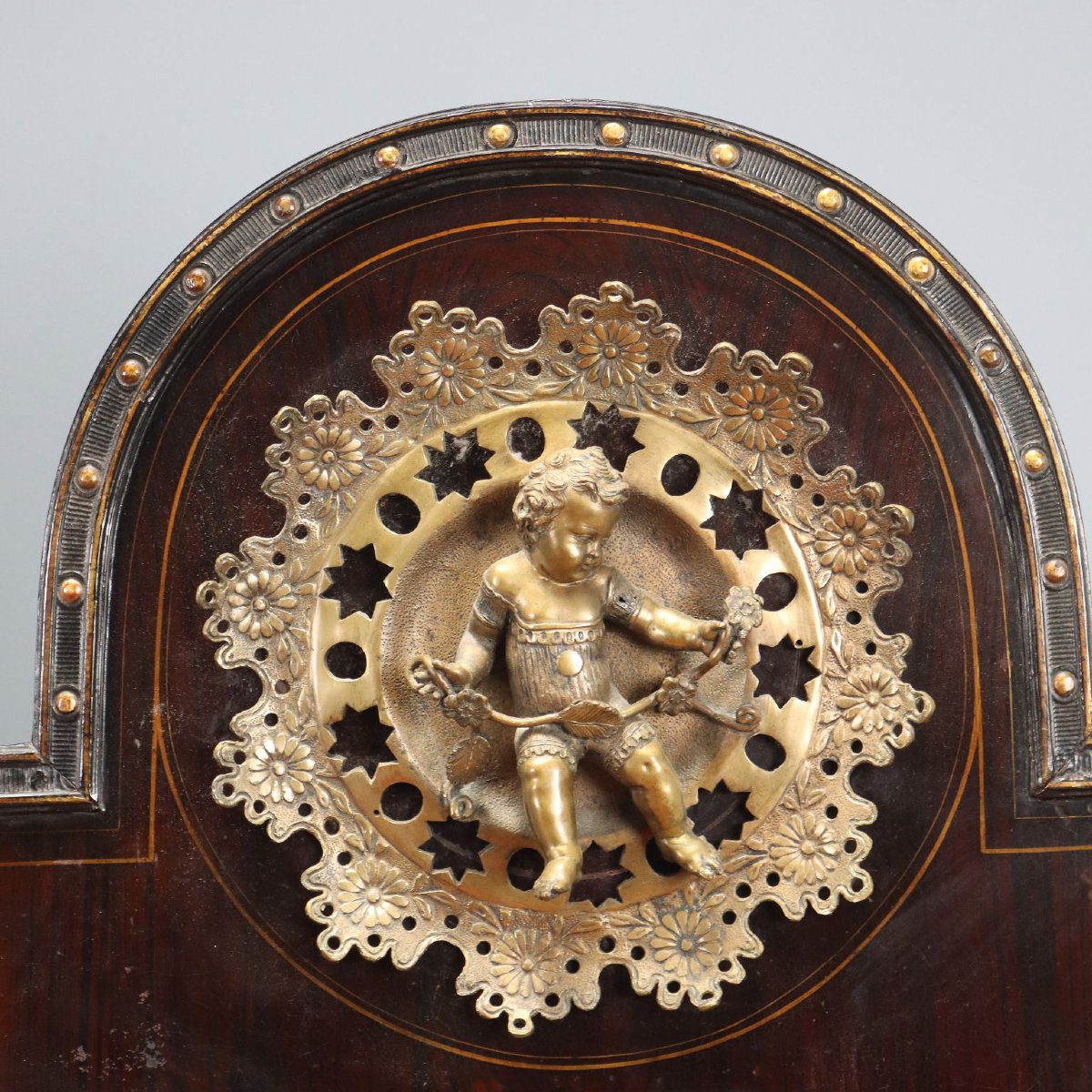 Pair Of Single Beds In Iron And Sheet Metal, Italy, Late 19th Century-photo-7