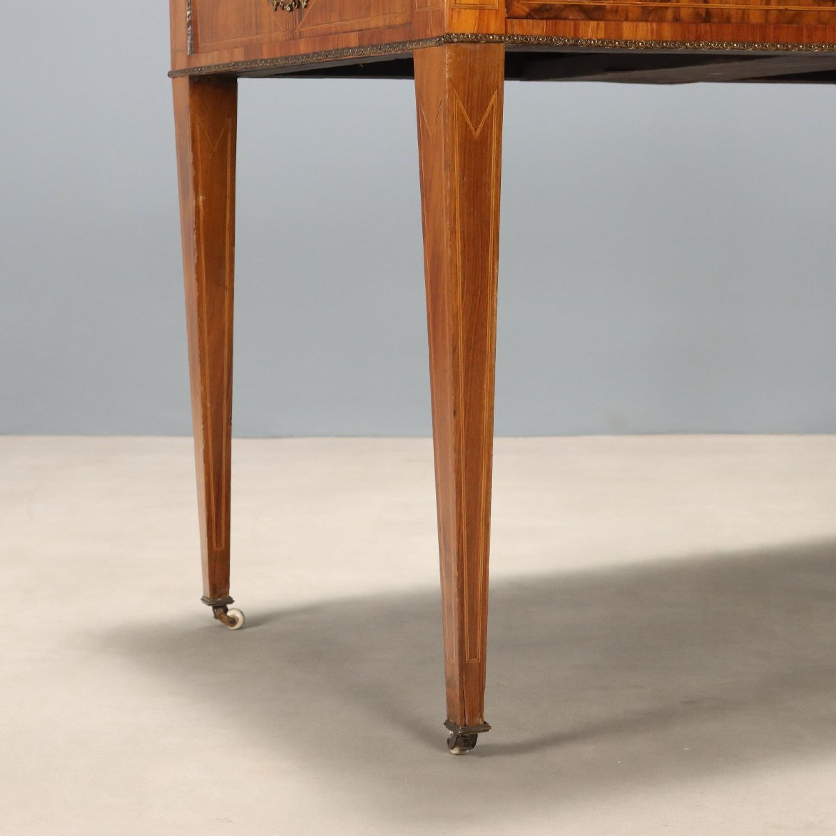 Bureau Ancien Noyer Bois de Rose Acajou Royaume-Uni XIXe Siècle-photo-3