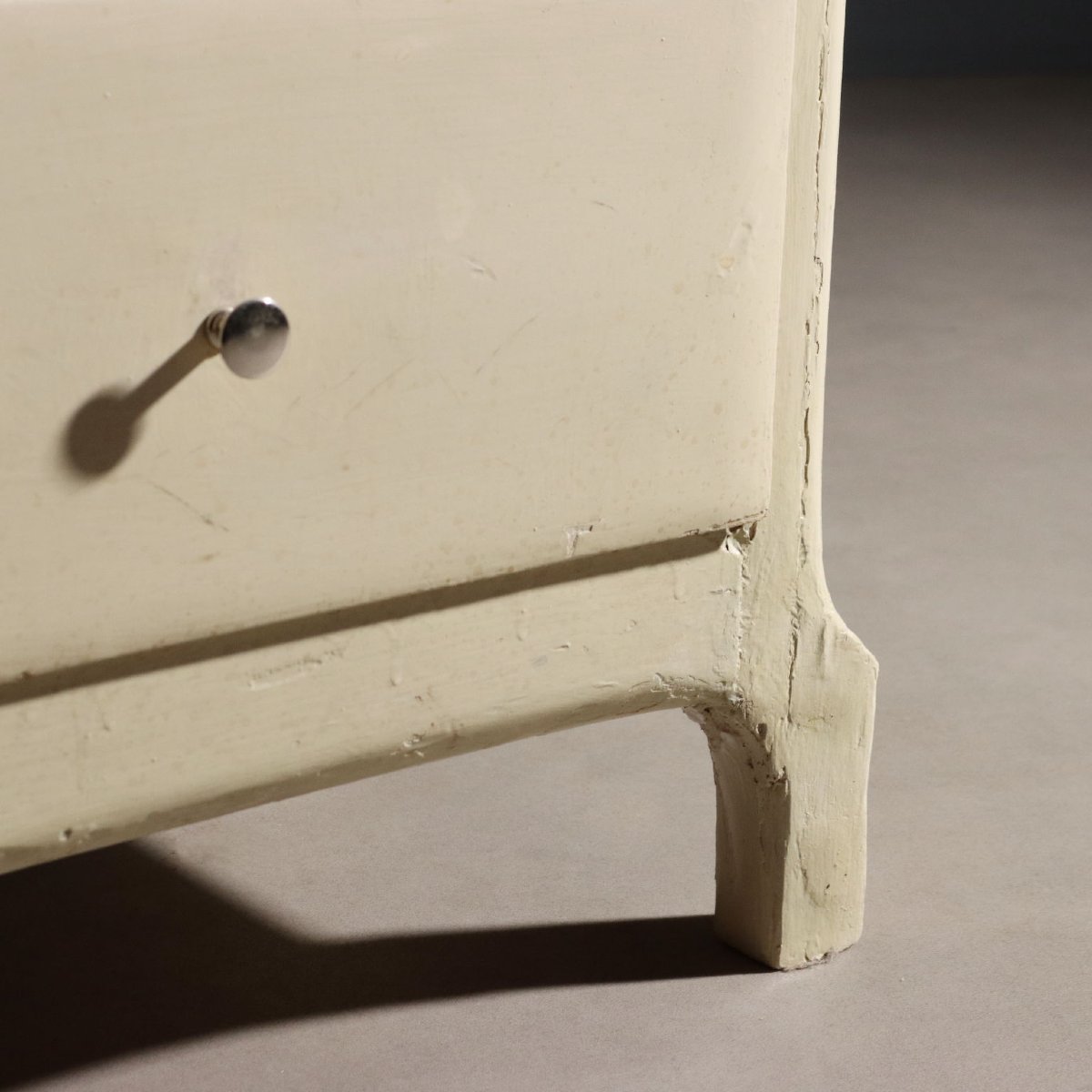 Meuble de Laboratoire Vintage Bois Marbre Design Années 50-photo-7