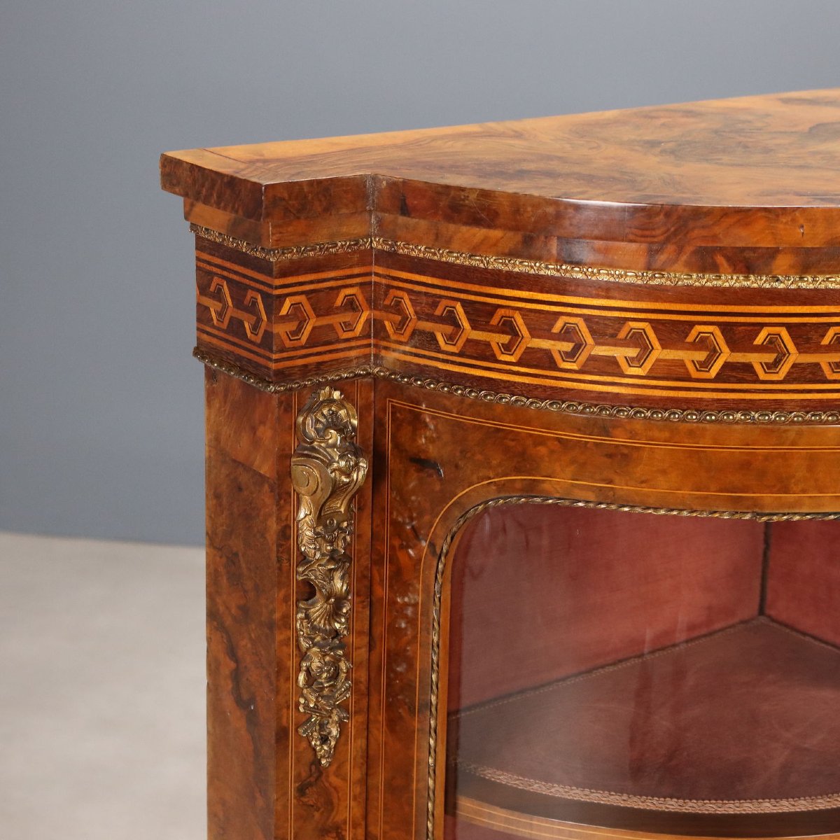 Buffet Ancien Bruyère de Noyer Acajou Érable Royaume-Uni '800 Angleterre-photo-4