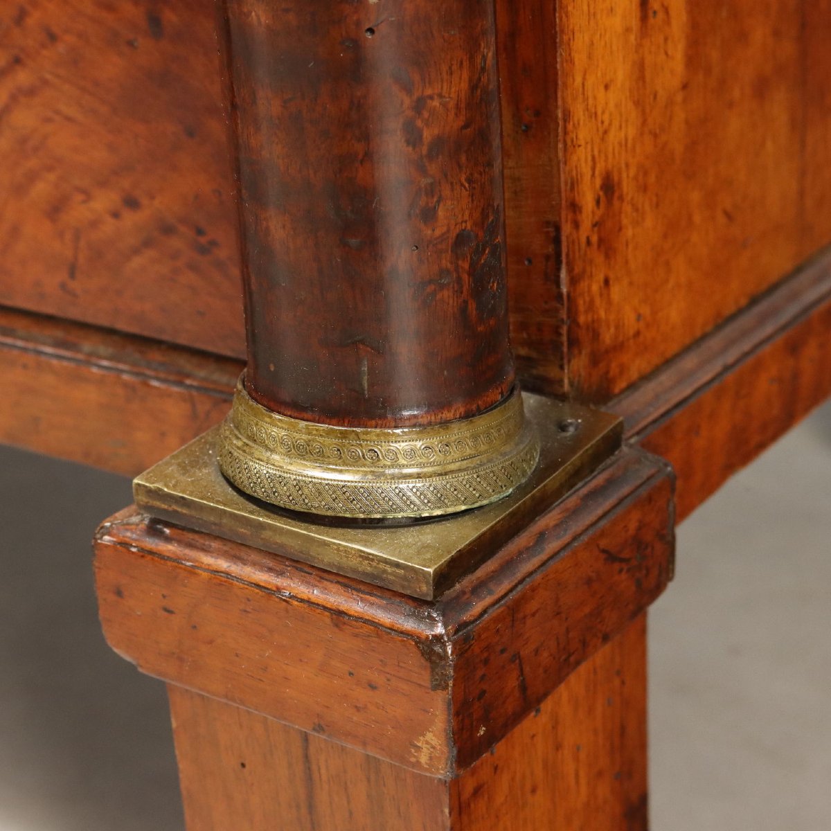 Commode Empire Ancienne Acajou Italie du XIXe Siècle-photo-3