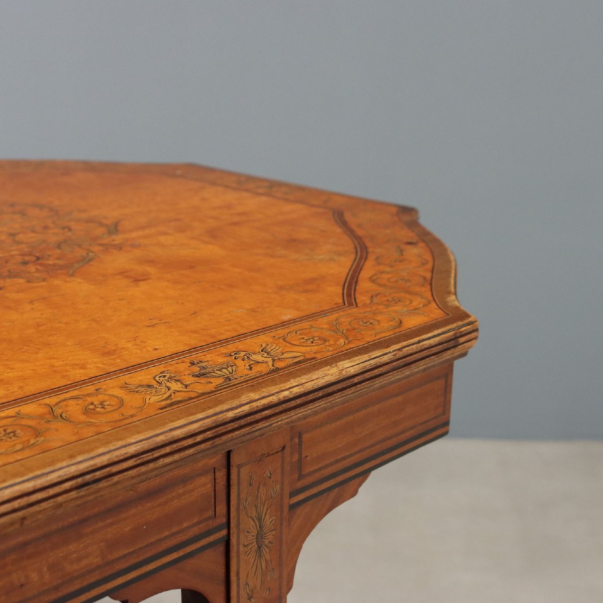 Table Basse Ancienne Citronnier Royaume-Uni du XXe Siècle-photo-4
