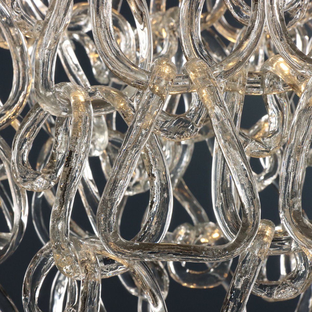 Lustre Vintage Vistosi Giogali Design Angelo Mangiarotti Années 60-photo-2