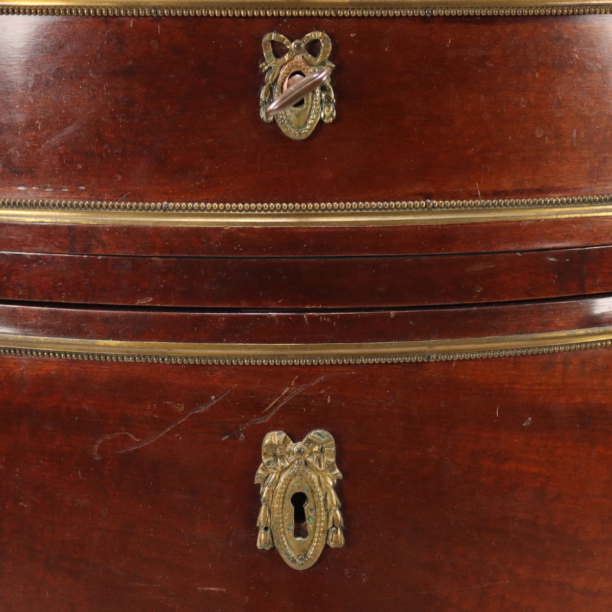 Demi Lune Sideboard In Mahogany, London, Second Half Of The 19th Century-photo-1