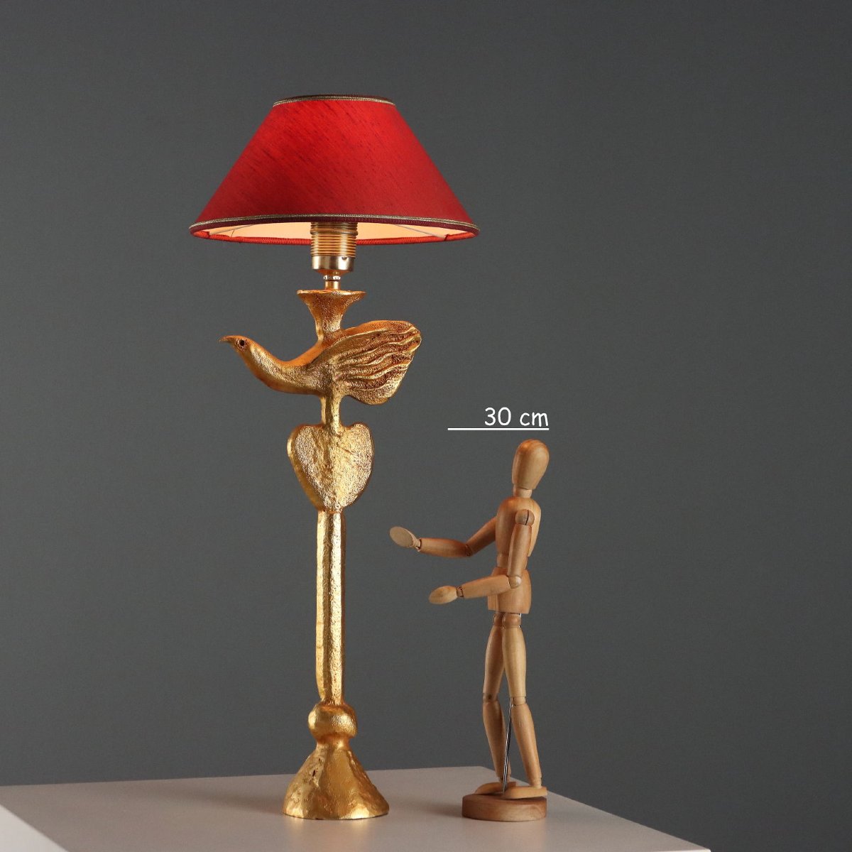 Lampe Vintage Design de Pierre Casenove Production Fondica Années 1980-photo-2