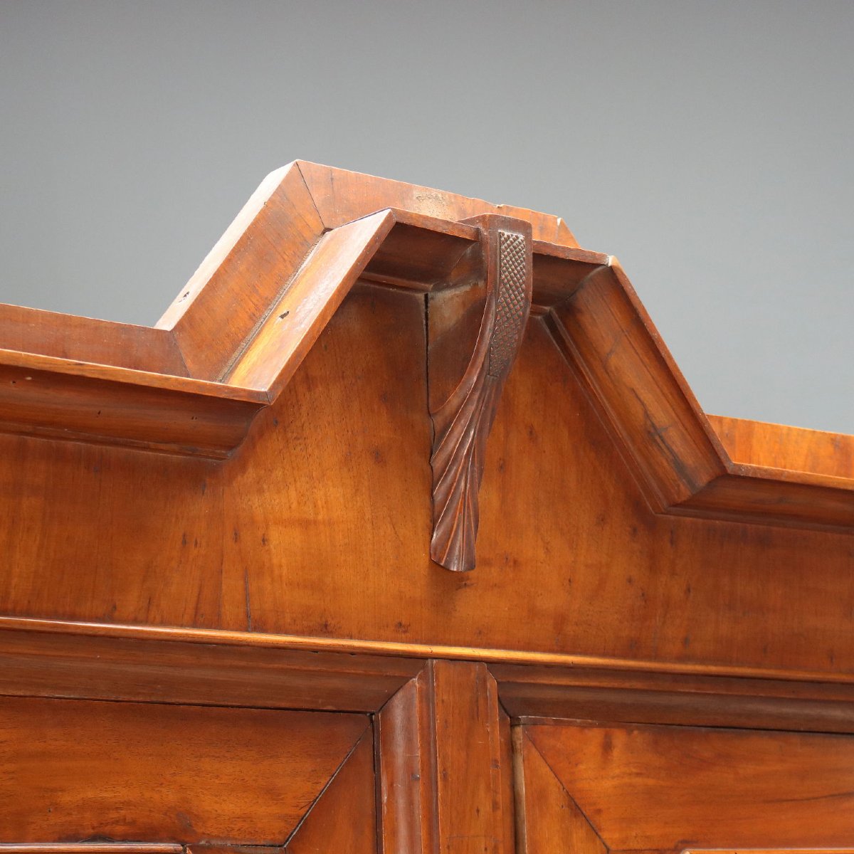 Umbertino Wardrobe In Italian Walnut, Late 19th Century-photo-4