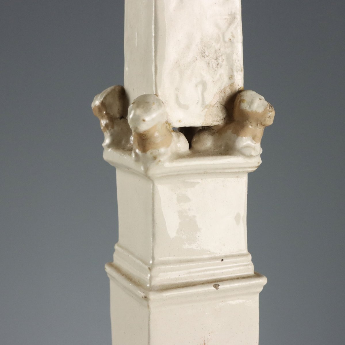 Plat De Ménage Centerpiece, Bassano Earthenware, Italy, Late 19th Century-photo-4