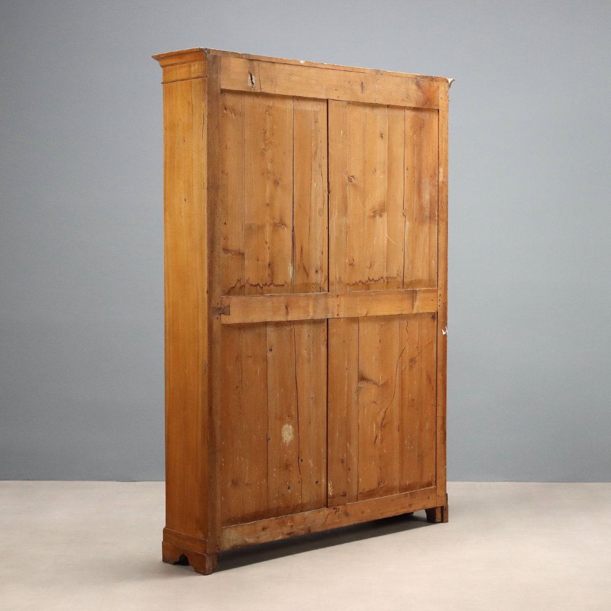 Italian Walnut Bookcase, Second Half Of The 19th Century-photo-4