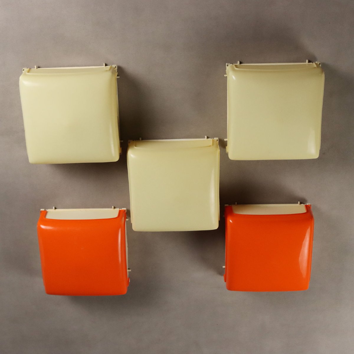 Artemide 'Cnosso' Lampes Plastique Colouré Design Italie 1960s-70s-photo-3