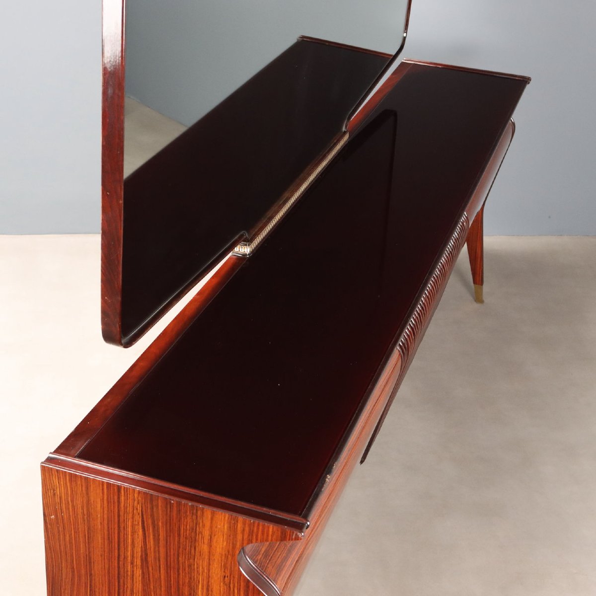Meuble Buffet Vintage Design Osvaldo Borsani Années 50-60-photo-7