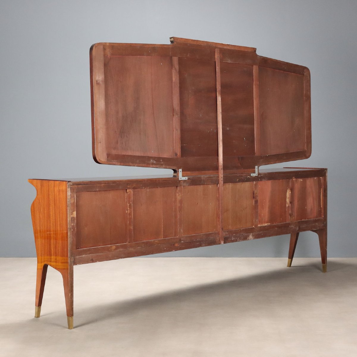 Meuble Buffet Vintage Design Osvaldo Borsani Années 50-60-photo-8