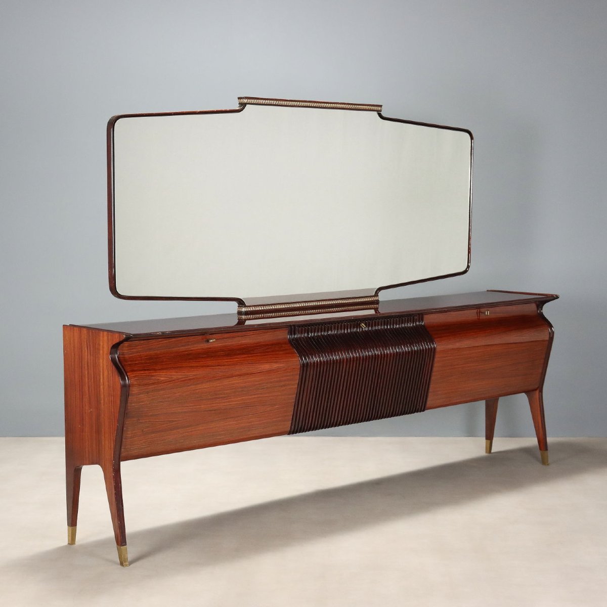 Meuble Buffet Vintage Design Osvaldo Borsani Années 50-60