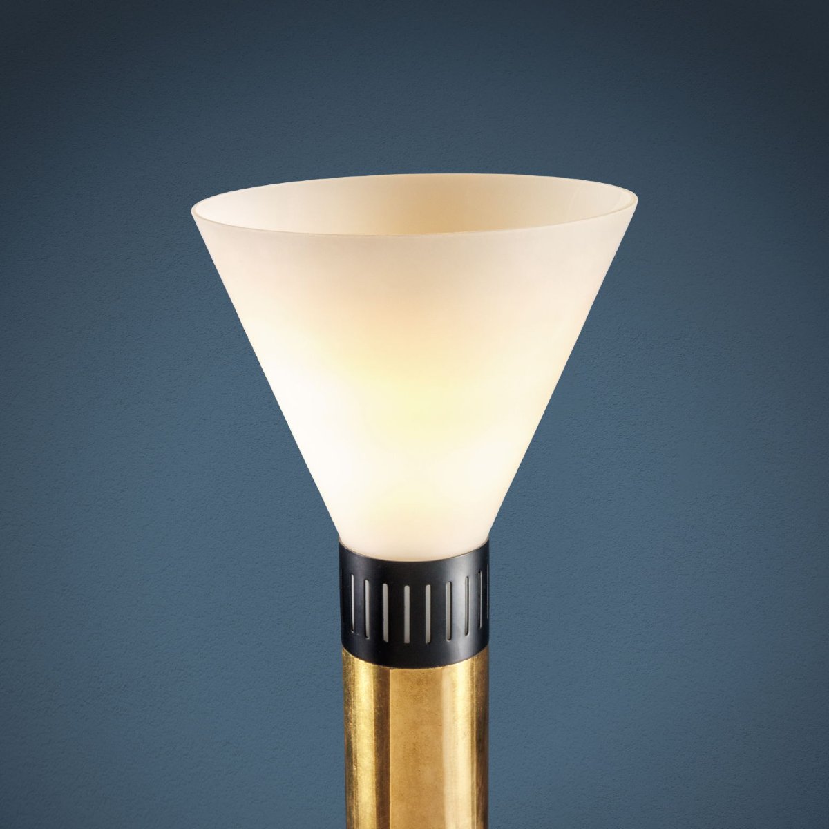 Stilnovo Vintage Floor Lamp Aluminium Brass Metal Italy 1960s-photo-2