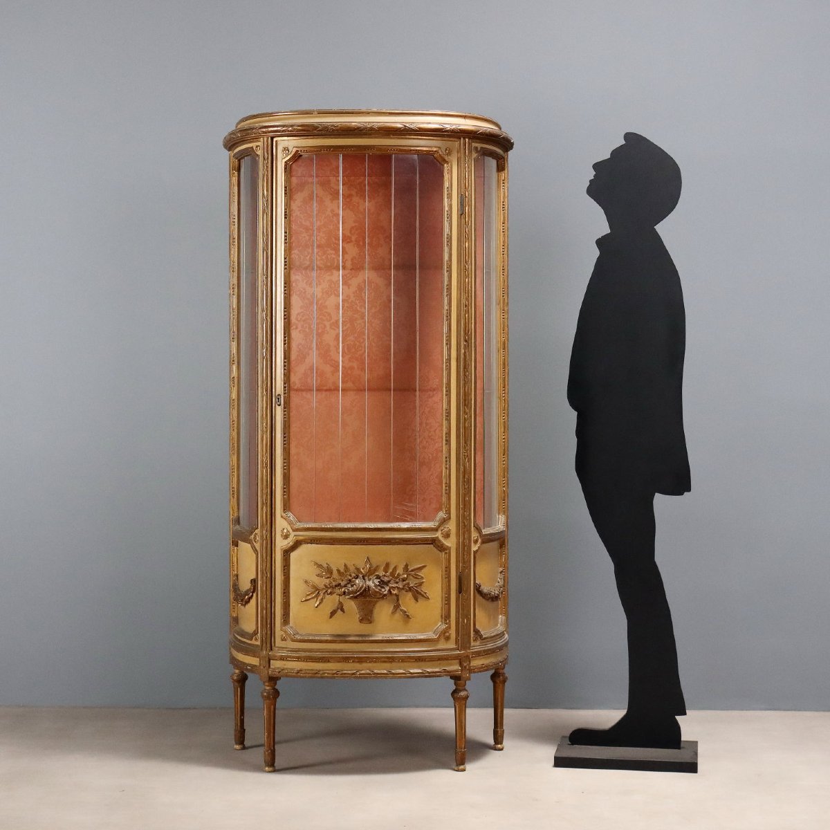 Neoclassical Display Cabinet, Late 19th-century Italy-photo-2