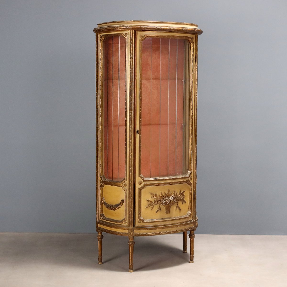 Neoclassical Display Cabinet, Late 19th-century Italy