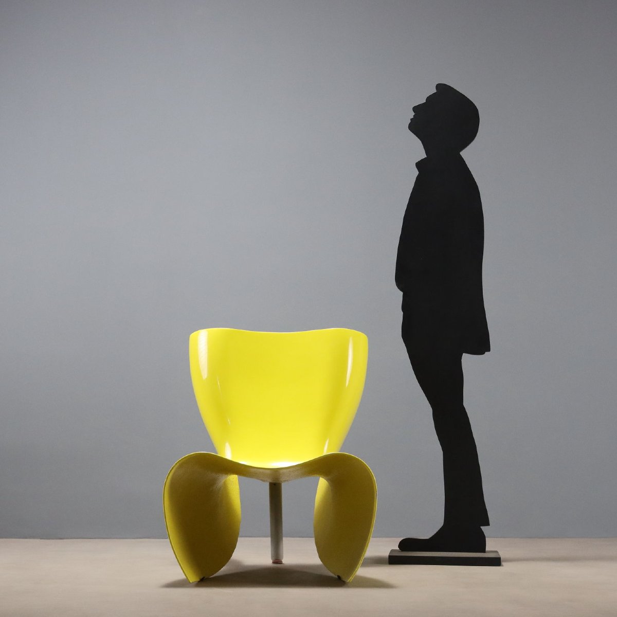 Cappellini 'felt Chair' Vintage Design Marc Newson Italy 1990s-photo-2