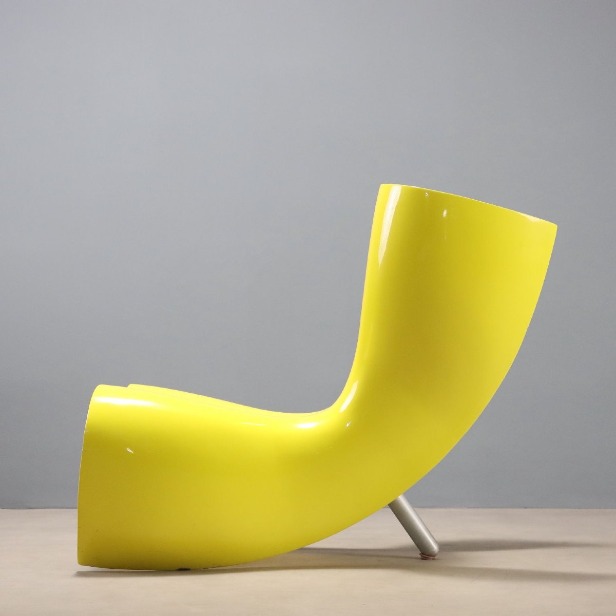 Cappellini 'felt Chair' Vintage Design Marc Newson Italy 1990s-photo-3