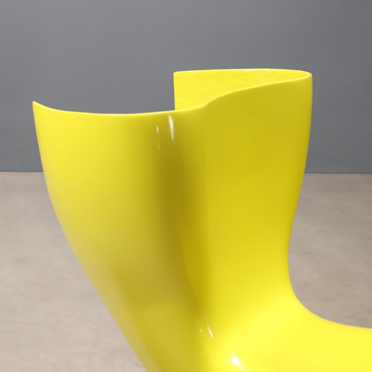 Cappellini 'felt Chair' Vintage Design Marc Newson Italy 1990s-photo-4