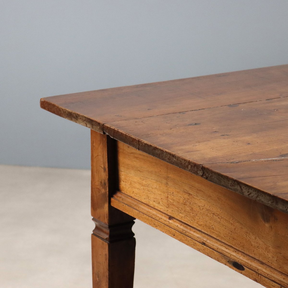 19th-century Italian Walnut Boardroom Table-photo-5