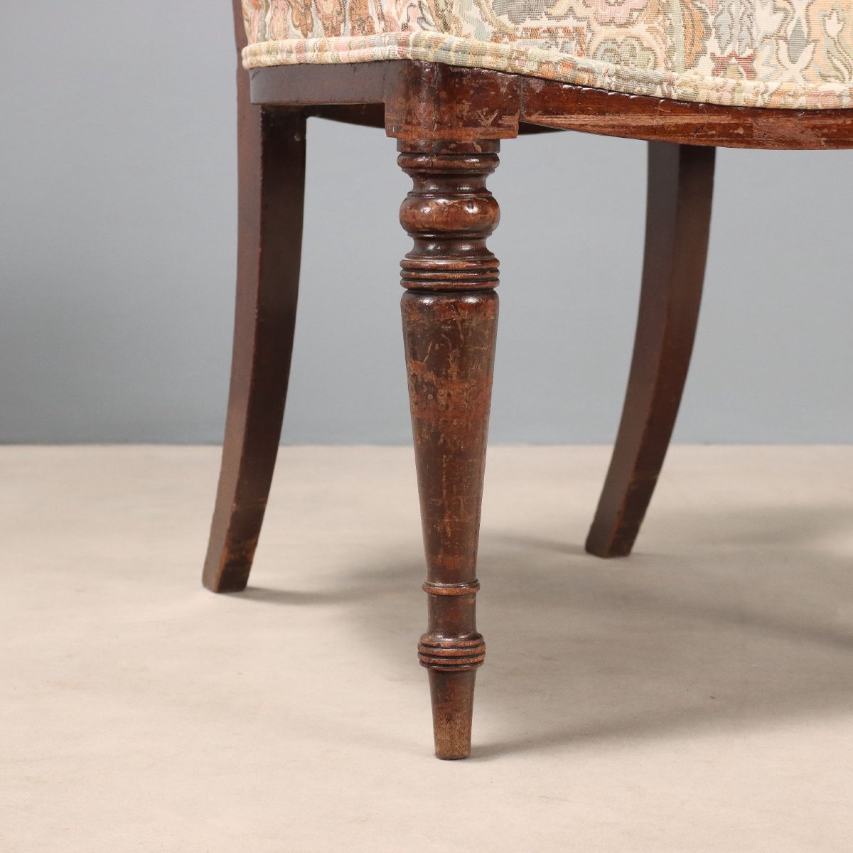 Set Of Six Mahogany Chairs, England, 19th Century-photo-4