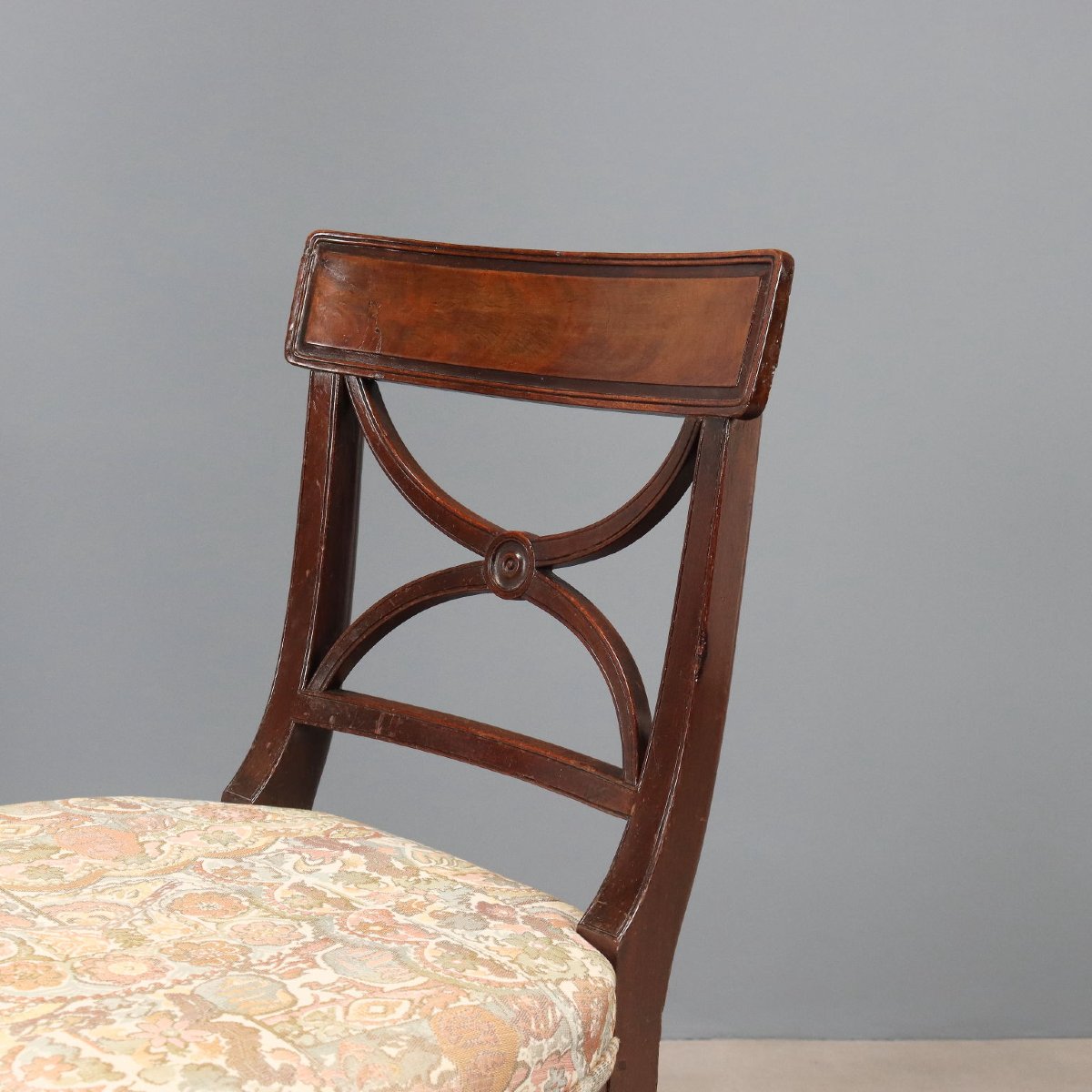 Set Of Six Mahogany Chairs, England, 19th Century-photo-3