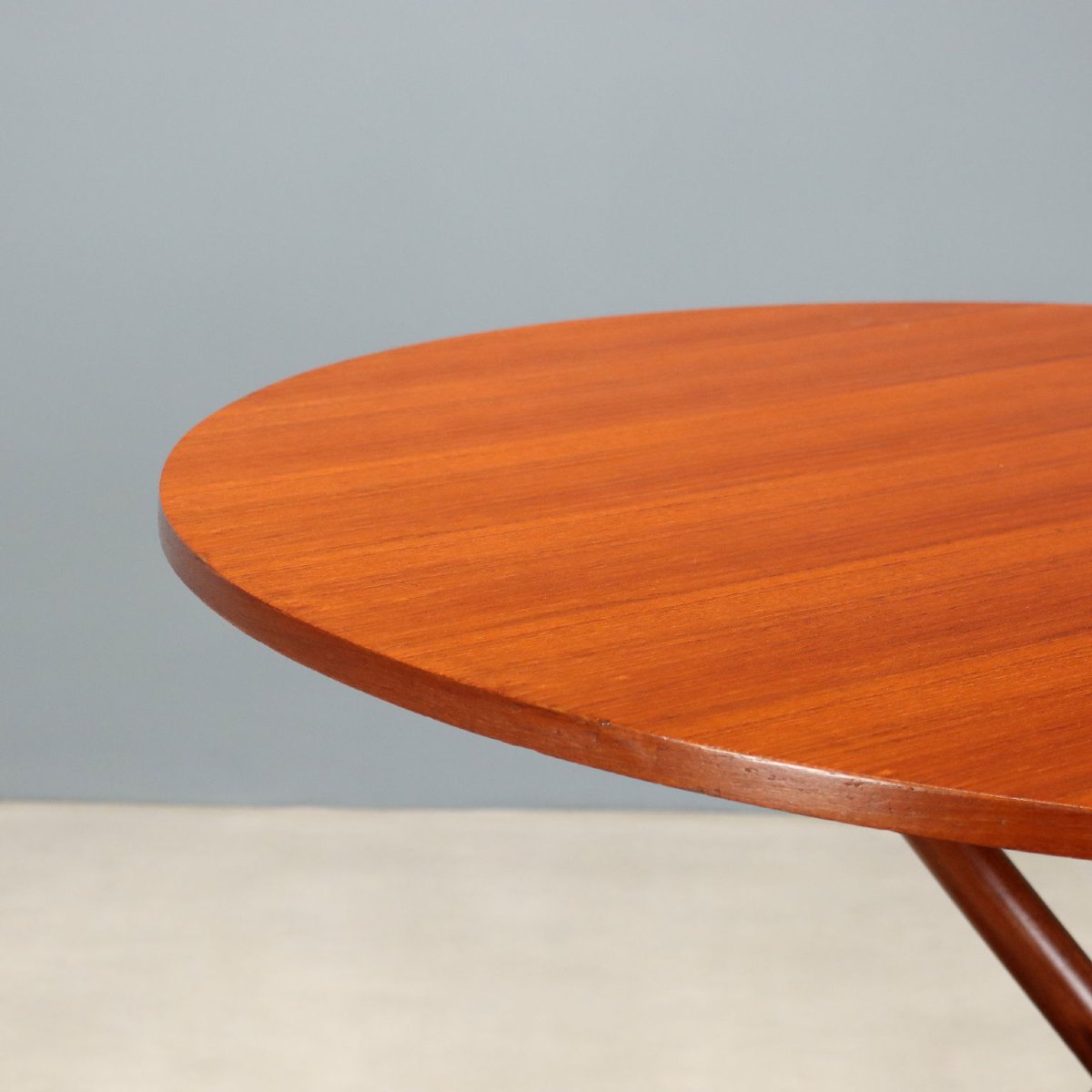 Table de Salle à Manger Vintage Teck Design Italie Années 1960-photo-3